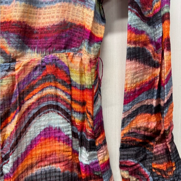 Marie Oliver Hannon Ammolite Stripe Maxi Dress. Size 6 - Picture 7 of 9